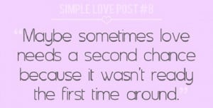Second Chance Quotes About Love