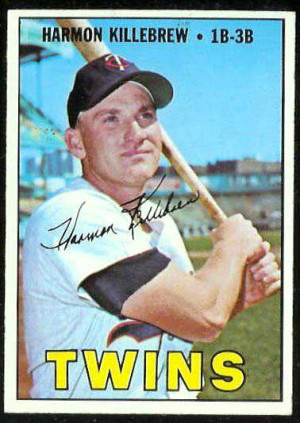 1967 Topps #460 Harmon Killebrew (Twins) Baseball cards value