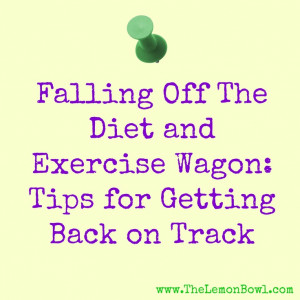 Falling Off the Diet and Exercise Wagon - 6 Great Tips for Getting ...
