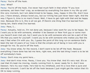 Dawson's Creek quote: Yup! This was the moment Joey finally chose her ...