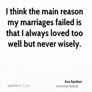 Quotes About Failed Marriages