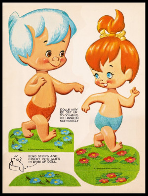 Pebbles And Bamm Paper Dolls