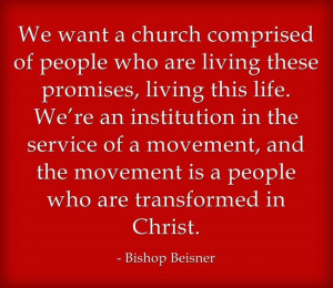 Bishop Beisner in what we want in a church. Part 3 of our interview ...