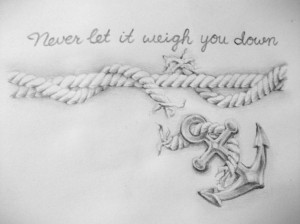 Inspirational anchor tattoo #designidea