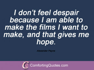Alexander Payne Sayings