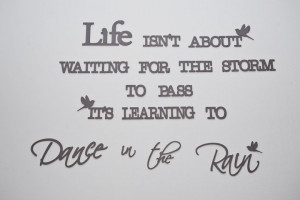wall quote medium life isn t about r120 quote life isn t about waiting ...