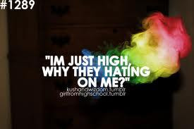 im Just -HiGH WHY THEY HATiNG 0N ME?