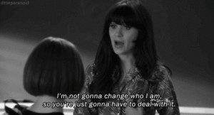 quote new girl quotes zooey deschanel jessica day animated GIF