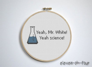 Breaking Bad cross-stitch.