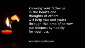 comfort prayer losing father