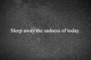 black and white, galaxy, quote, sadness, sleep, stars, today