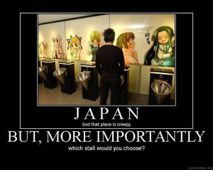 Bathroom Stall - Anime Motivational Posters Picture