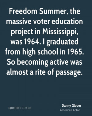 Freedom Summer, the massive voter education project in Mississippi ...