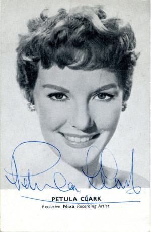 Petula Clark Signed Picture