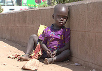 Sad Homeless Children In Africa Unicef helps street children