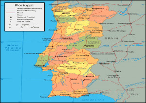 Maps Map Portugal Political