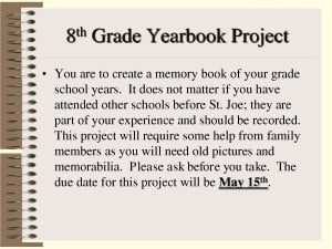8th Grade Yearbook Dedication Examples