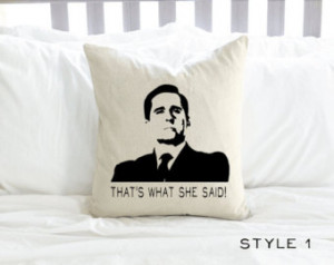 The Office: Michael Scott Quote Pil low - 4 Different Quotes ...