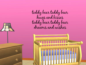 -Bear-Teddy-Bear-Dreams-and-wishes-Wall-Decal-Quote-Wall-Sticker-Wall ...