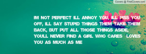 ... find a girl who care's & love's you as much as me Facebook Quote Cover