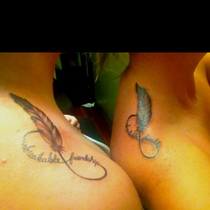Unbreakable Friendship, Unbreakable Tattoo, Feathers Friendship, Best ...