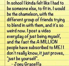 Joey Graceffa♥♥ I love you♥♥ More