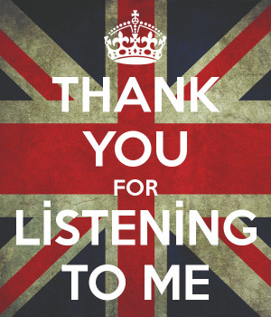Thank You For Listening To Me Thank you for lİstenİng to me