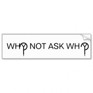 Question Authority Bumper Stickers