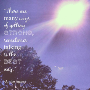 ... therapy and think everyone should have a therapist (yes, I said