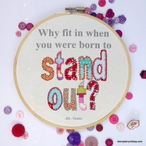 Quote Embroidery Hoop Art