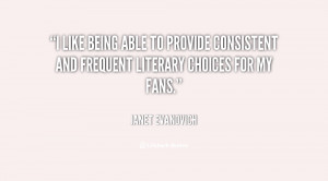 like being able to provide consistent and frequent literary choices ...