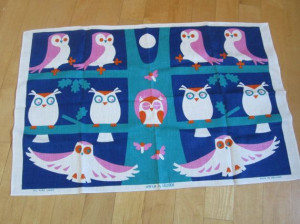 OMG!!!!! MINT Vintage Tea Towel Owls by NeatoKeen on Etsy, $76.00
