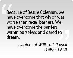 Bessie Coleman Quotes