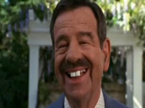 Walter Matthau as Mr. Wilson in Dennis the Menace with his chiclet ...