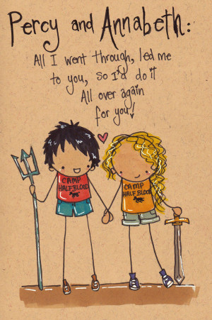 Percy and Annabeth by Pinkie-Perfect