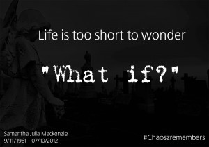 Thank you for being my friend, my back-up, my family