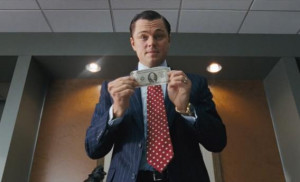 Leonardo DiCaprio playsJordan Belfort in The Wolf of Wall Street
