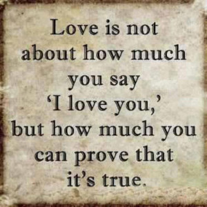 how you can prove... Love