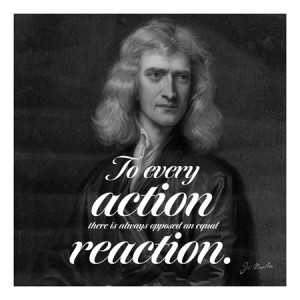 Home Isaac Newton Quote Canvas Art Print #4078