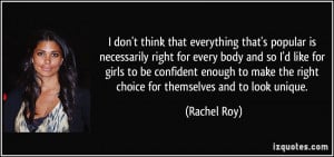 More Rachel Roy Quotes