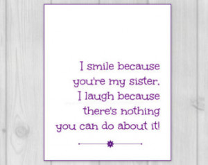 ... Sister Gifts-Gifts for Sister-Quotes Print-Sister Gift-Sister in Law