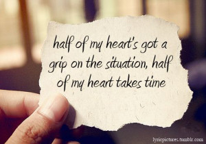 Half of My Heart by John Mayer.