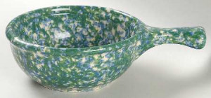 Blue-Green Spongeware