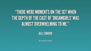 There were moments on the set when the depth of the cast of ...