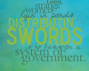 System of Government: Monty Python Quote Poster, 11x17 ...
