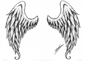 Angel Wings Tatoo By Spirogs image