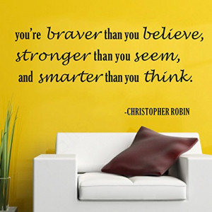 ... christopher Robin Inspirational wall quotes sticker letter saying