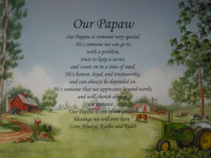Our Grandpa Poem Personalized Gifts For Birthday Christmas Father