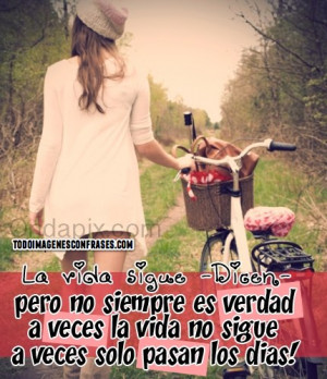 imgenes con frases tristes de la vida sigue imgenes con frases