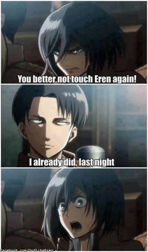 AoT You better not touch Eren.. by ChibiDraws4ever